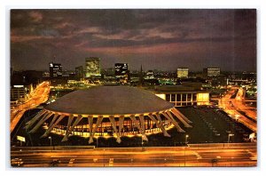 Scope Convention & Cultural Center Norfolk Virginia Postcard Night Scene