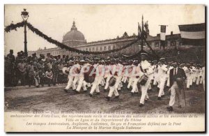 Old Postcard Militaria Lyon Wilson Bridge US Ambassador