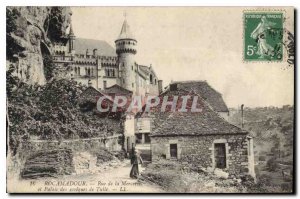 Postcard Old Street of Rocamadour Haberdashery and Palace of the Bishops of T...