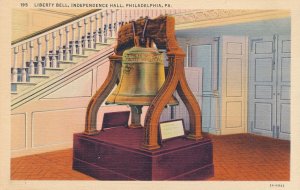 Philadelphia PA, Pennsylvania - The Liberty Bell in Independence Hall - Linen