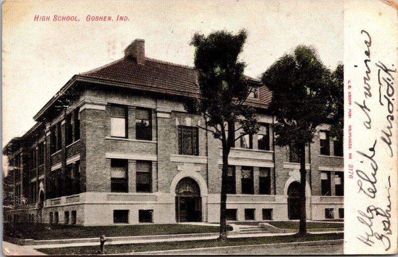 Postcard High School in Goshen, Indiana
