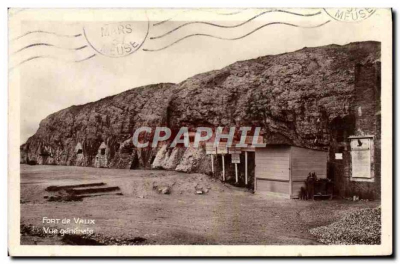 Old Postcard Fort De Vaux Vue Generale militaria