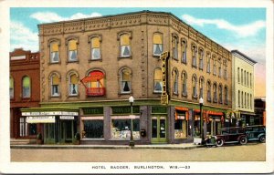 Postcard Hotel Badger in Burlington, Wisconsin~136554