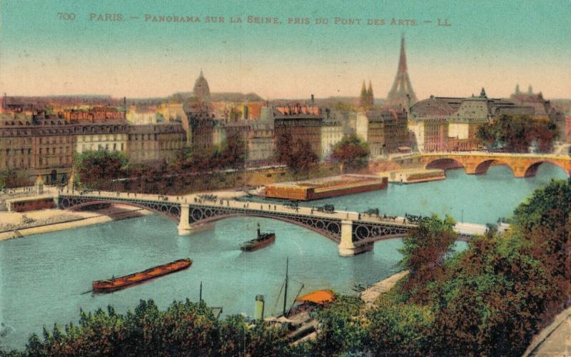 France Paris Panorama sur la Seine 01.88