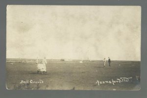 Hannaford NORTH DAKOTA RP1914 BASEBALL GAME nr Valley City Jamestown Cooperstown