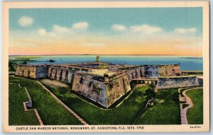 1935 St. Augustine, FL Castle San Marcos Star Fort Fortress Battery Ancient A219