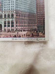 Antique Postcard, The Equitable Building, New York