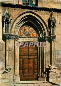 Postcard Modern Sulmona Poratil Church Cathedral S Pamphile