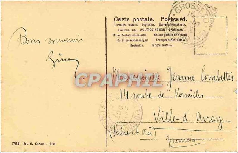 Postcard Old SIENA-Interno del Duoma