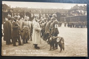 Mint Germany RPPC Real Picture Postcard King Ludwig III With Troops 