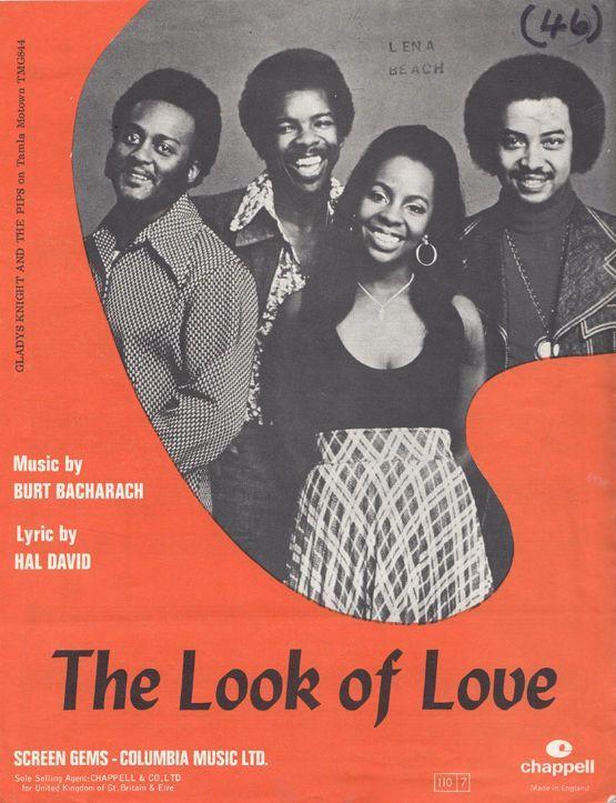 The Look Of Love Gladys Knight & The Pips 1960s Sheet Music