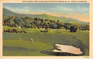 Golf Course Golf Course - White Sulphur Springs, West Virginia WV Postcard