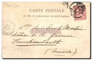 Old Postcard Cherbourg Study Of Waves Taking On The Rocks The Flemings