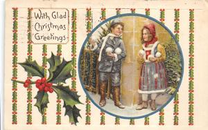 Children Christmas Post Card