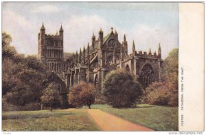 EXETER, Devon, England, 1900-1910's; Cathedral From The East