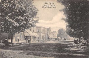 Middleburg Indiana Main Street Looking North Vintage Postcard AA56108 