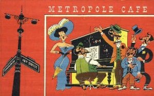 Metropole Cafe New York City, USA Unused 