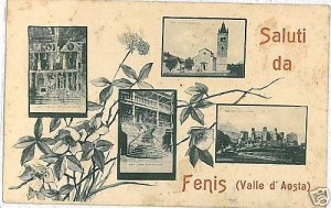 00509 vintage postcard: FENIS - AOSTA-