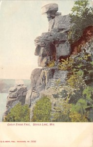 Great Stone Face - Devils Lake, Wisconsin WI  