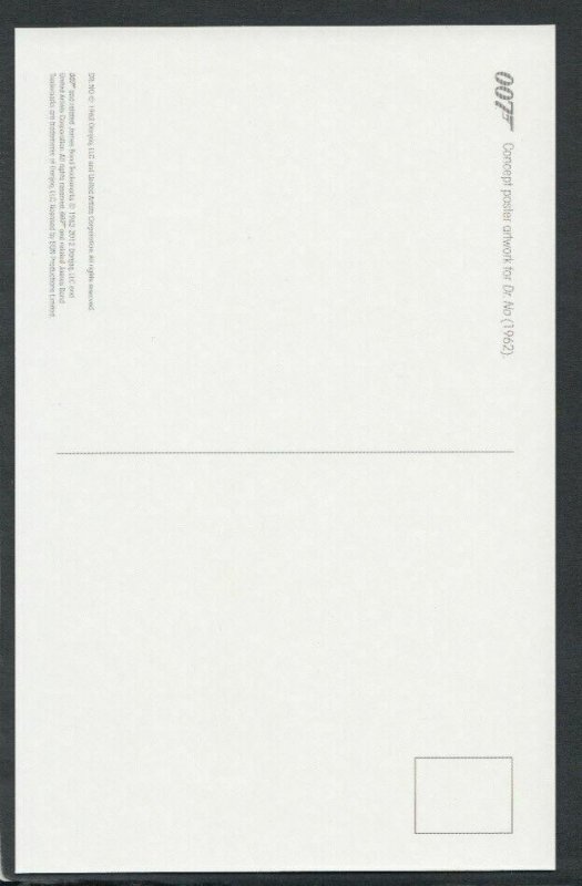 Films Postcard - James Bond 007 - Concept Poster Artwork For Dr No  DP52 