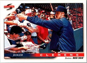 1996 Score Baseball Card Roger Clemens Boston Red Sox sk20733