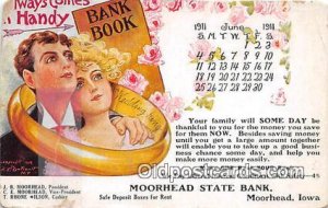 Moorhead State Bank Moorhead, Iowa, USA 1911 tear bottom edge repaired by tap...