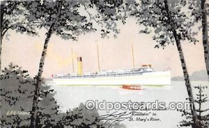 CPR Great Lakes Steamer St Mary's River Ship Unused 