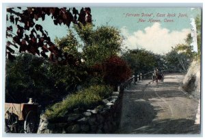 1909 Scenic View Fernam Drive East Rock Park New Haven Connecticut CT Postcard