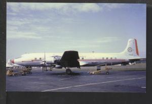 Overseas National,Douglas DC-7 Postcard 