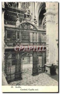 Old Postcard Sevilla Catedral Capilla Real