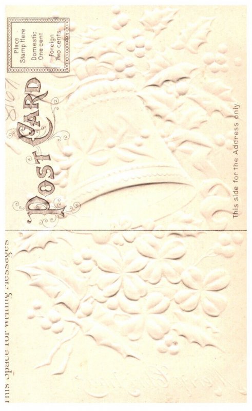 Christmas  Bell, Ribbons, Flowers