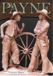 Changing Range Young Cowboy & Old Cowboy by Vic Payne Bronze Sedona Arizona