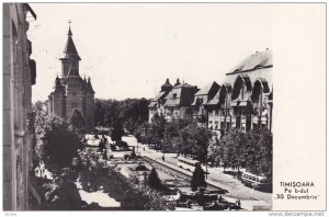 RP, Republica Populara Romina, Pe B-Dul 30 Decembrie, TIMISOARA, Romania, 192...