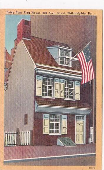 Pennsylvania Philadelphia Betsy Ross Flag House 239 Arch Street