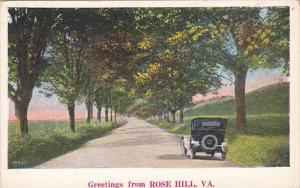 Virginia Greetings From Rose Hill