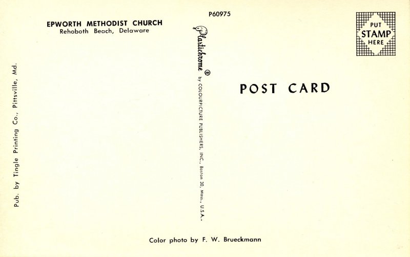 DE - Rehoboth Beach. Epworth Methodist Church