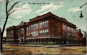 Postcard High School in Peru, Indiana~1494