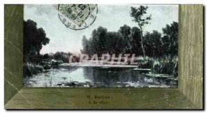 Old Postcard Roelofs At the bank