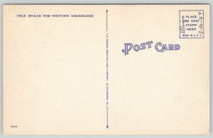 PA Pennsylvania Easton Northampton Street Scene Linen Vintage Postcard $D