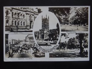 West Midlands WOLVERHAMPTON 5 Image Multiview c1950's RP Postcard