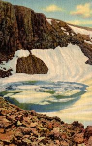 Colorado Rocky Mountains Iceberg Lake 1950 Curteich