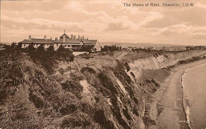 (w85) The Home of Rest Shanklin - Isle of Wight Postcard - Gloss Finish