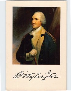 Postcard George Washington By R. E. Pine, Independence Nat'l Historical Park, WA