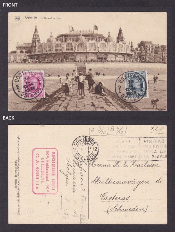 BELGIUM, Postcard, Ostend, Le Kursaal de face