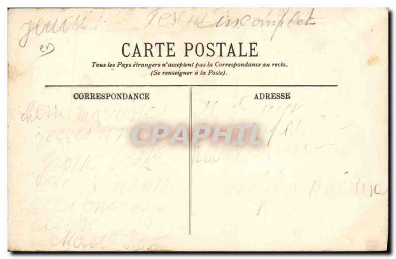 Old Postcard Picking A peasant Cote d & # 39Azur TOP Donkey Mule