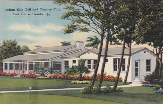 Florida Fort Pierce Indian Hills Golf and Country Club Curteich