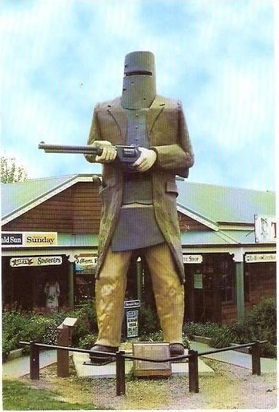 Australia - Statue of NED KELLY, Glenrowan, Victoria - 