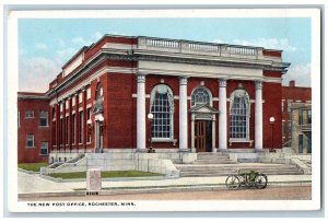 Rochester Minnesota MN Postcard The New Post Office Exterior c1920's Vintage