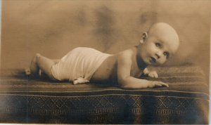 c1910 Real Photo Postcard Baby Infant 179 