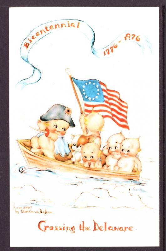 Crossing the Delaware,US Bicentennial,Rosie O'Neil Adapted Florence Baker